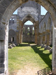 The Unfinished Church - view through the archway
