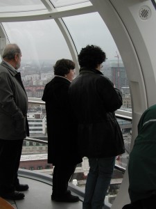 View from within the capsule.