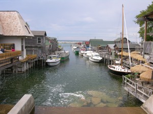 Historic “Fishtown" - a view from the dam.