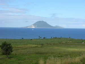 View of Saba Island.