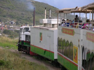 Scenic Railway offers unique views of the island.
