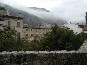 Valldemossa with a blanket of fog.