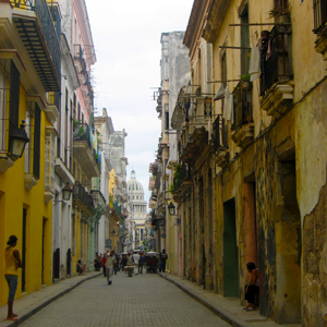 Street in Havana - photo from Globus Journeys collectoin