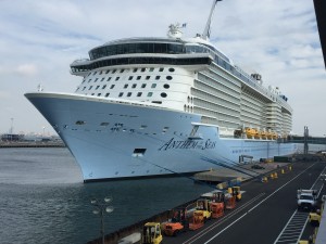 Anthem of the Seas docked at Cape Liberty