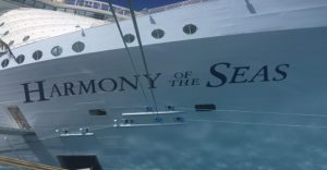 Harmony of the Seas docked in Nassau