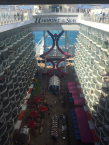 Harmony of the Seas has two 10-story slides overlooking Boardwalk